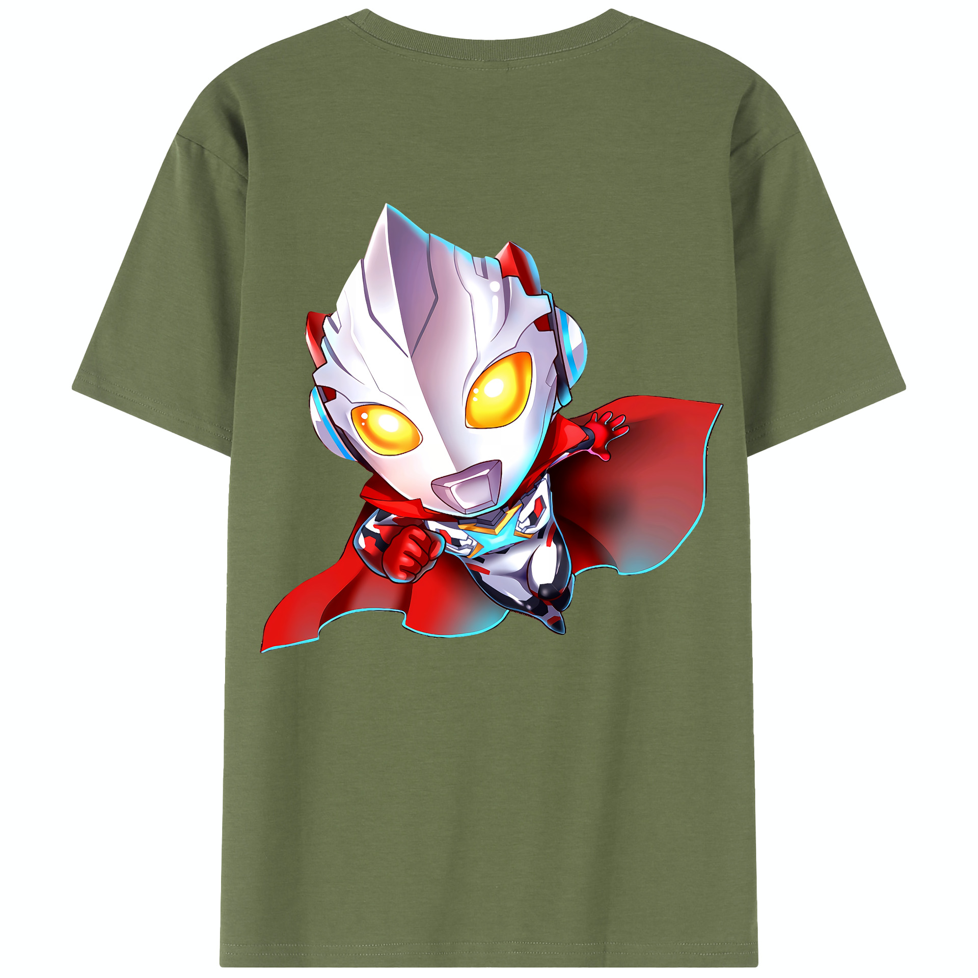 （画像用） ウルトラマン Ultraman 綿100％半袖Tシャツ（背面プリント）